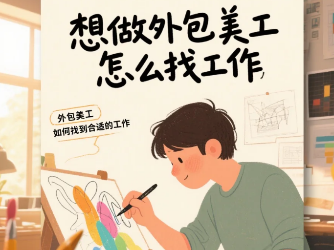 想做外包美工怎么找工作