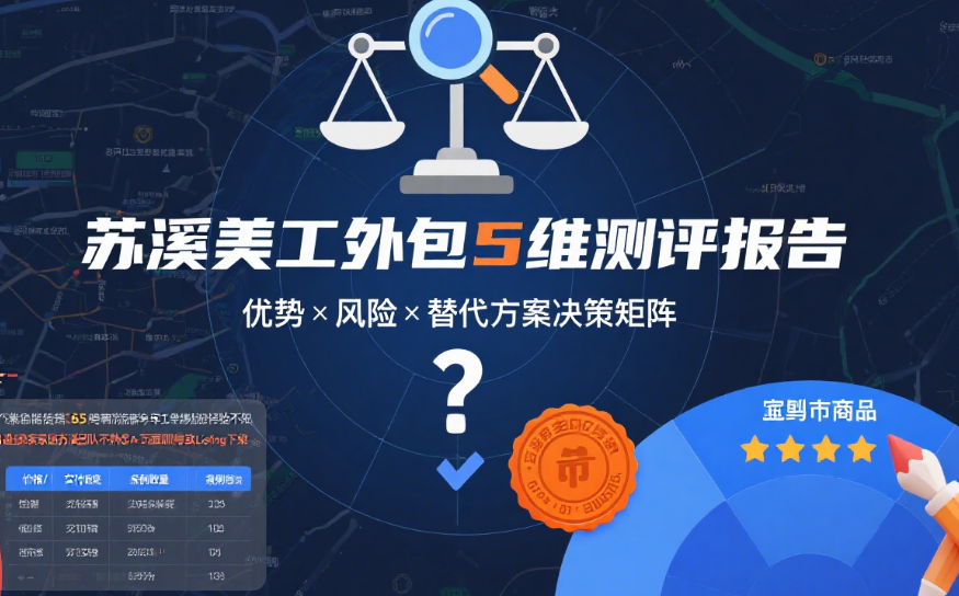 苏溪美工外包值得选吗?3类团队特点+4步避坑,中小电商合作指南