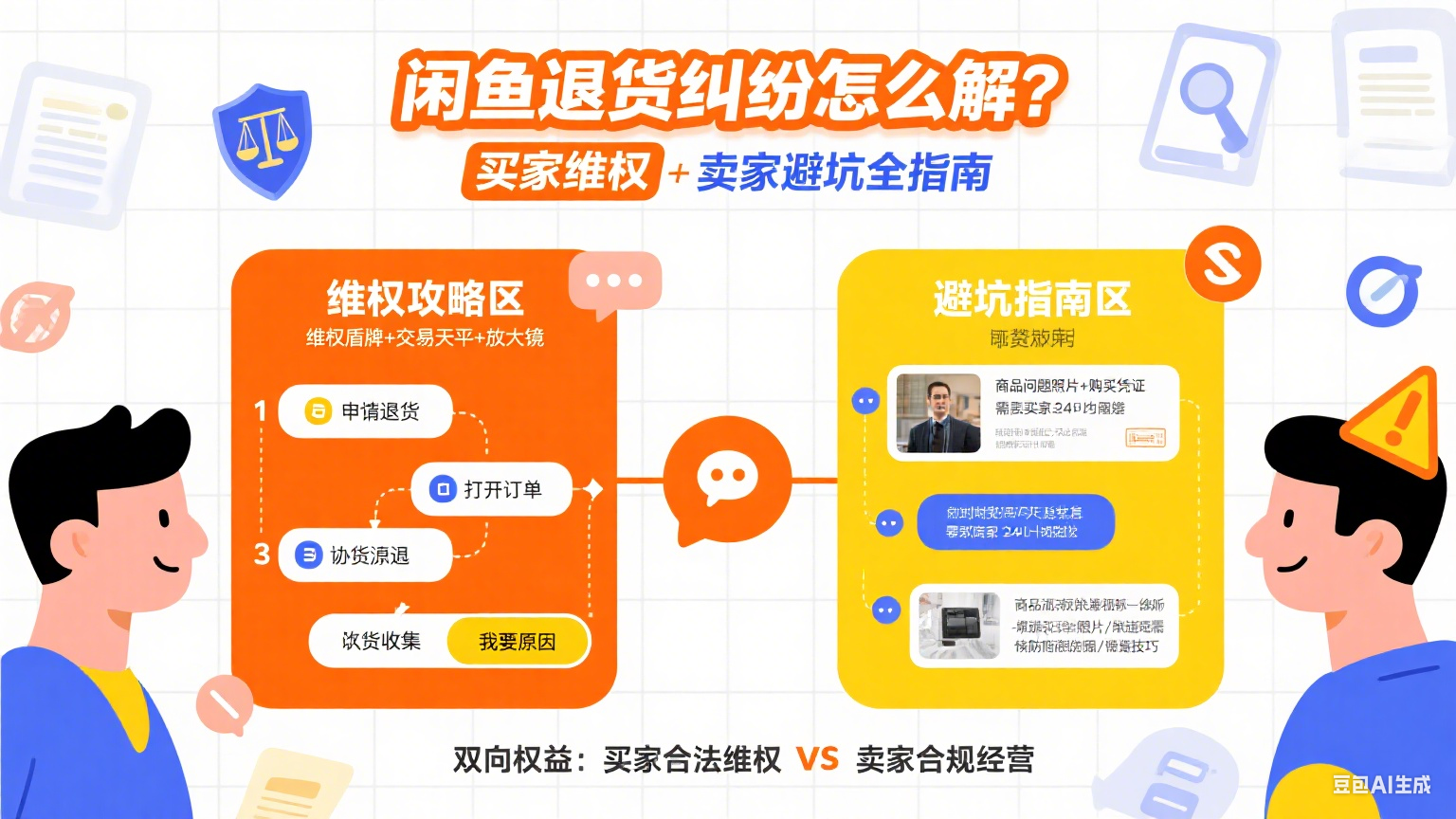 闲鱼退货纠纷怎么解?买家维权 + 卖家避坑全指南
