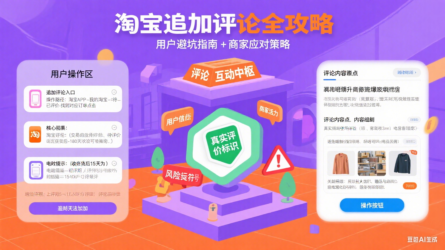 淘宝怎么追加评论?用户避坑 + 商家应对全攻略