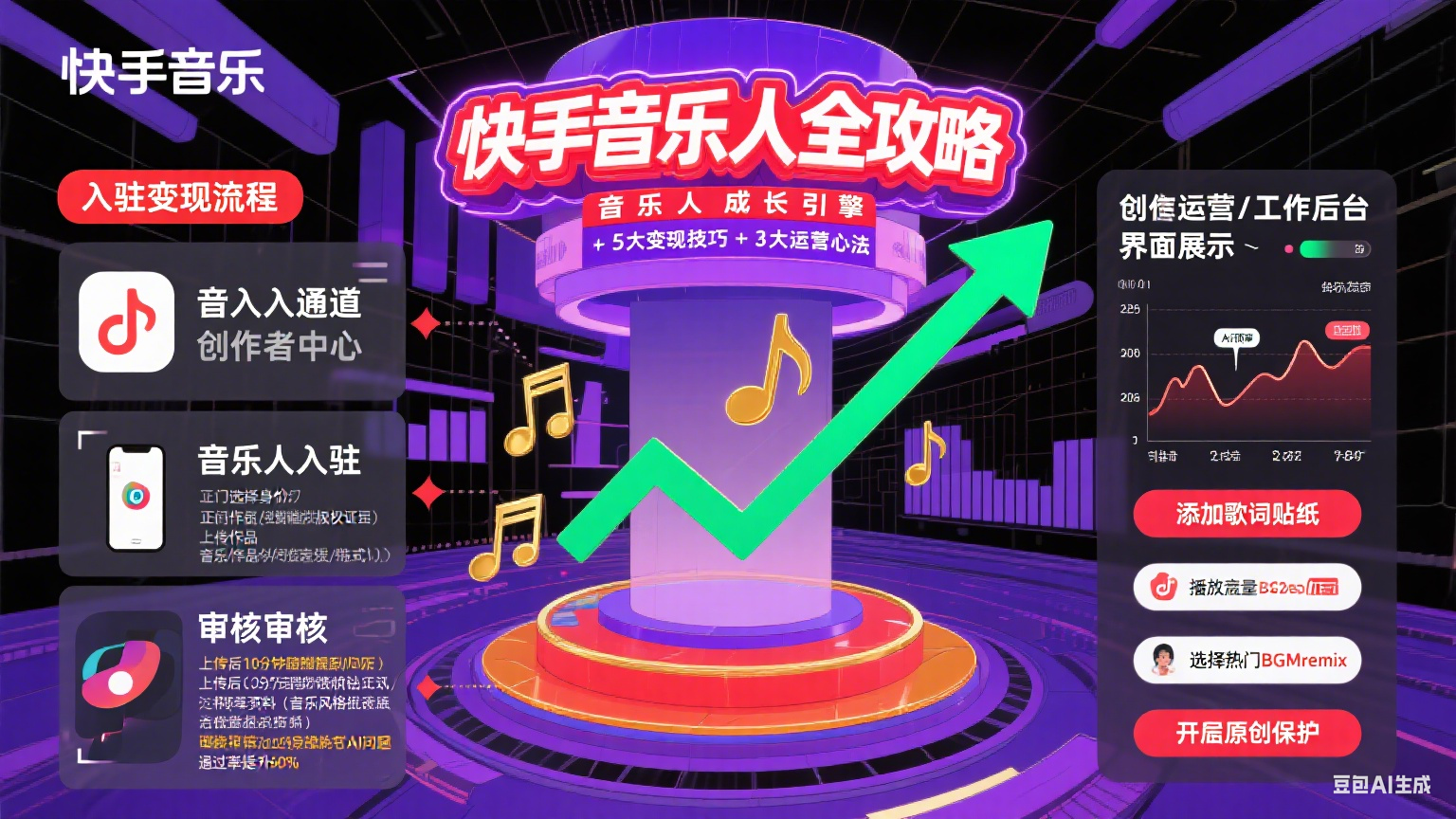 快手音乐人怎么玩?入驻流程 + 变现技巧 + 运营攻略