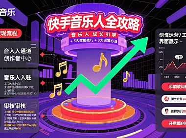 快手音乐人怎么玩?入驻流程 + 变现技巧 + 运营攻略