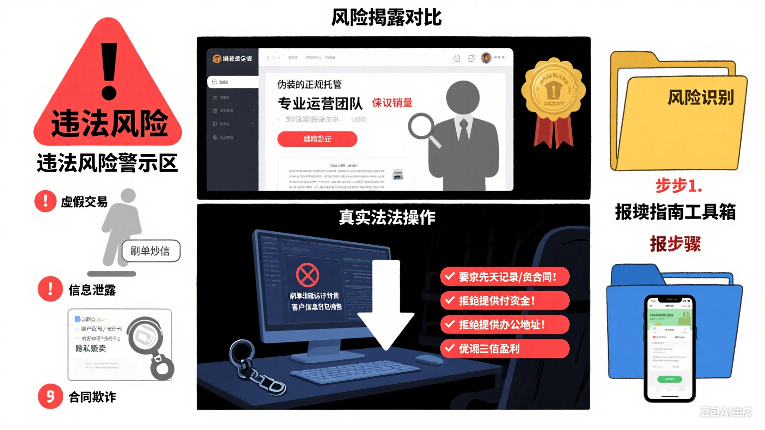震惊!网店托管竟暗藏违法风险?举报指南来了