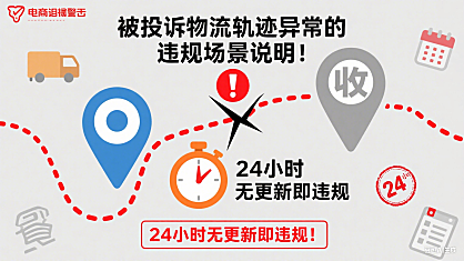被投诉物流轨迹异常的违规场景说明!24小时无更新即违规!
