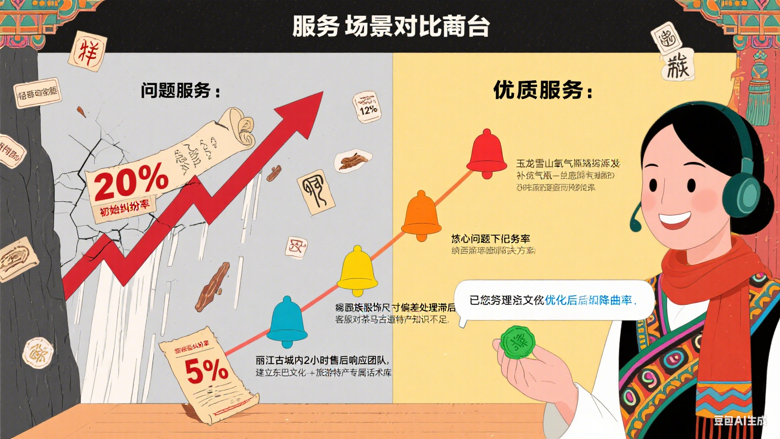 试了 5 家丽江网店托管客服,纠纷率从 20% 到 5%:指南