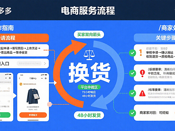 拼多多怎么换货？买家操作 + 商家处理全指南