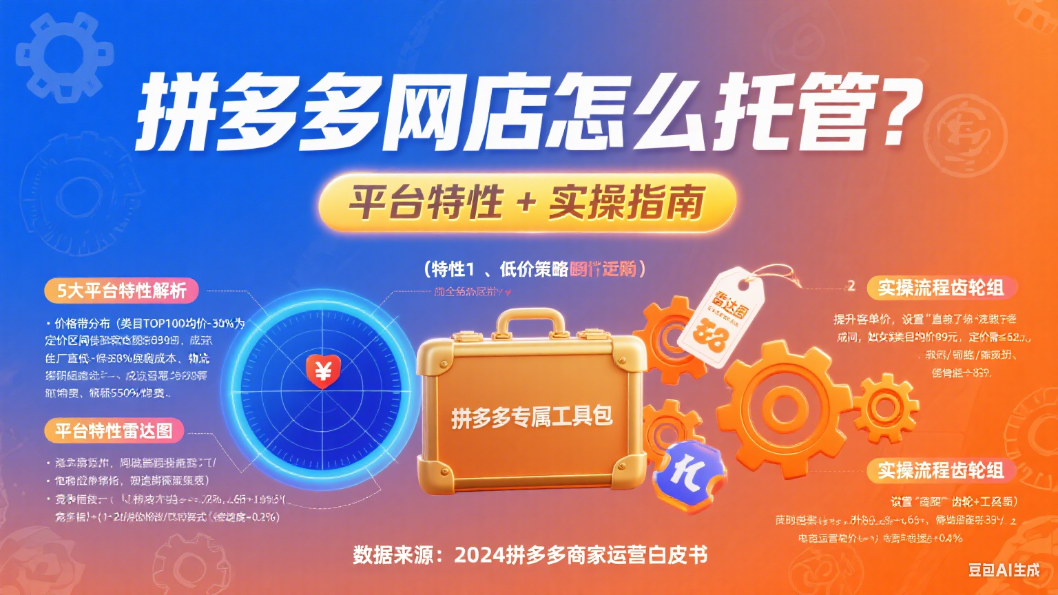 拼多多网店怎么托管?平台特性 + 实操指南