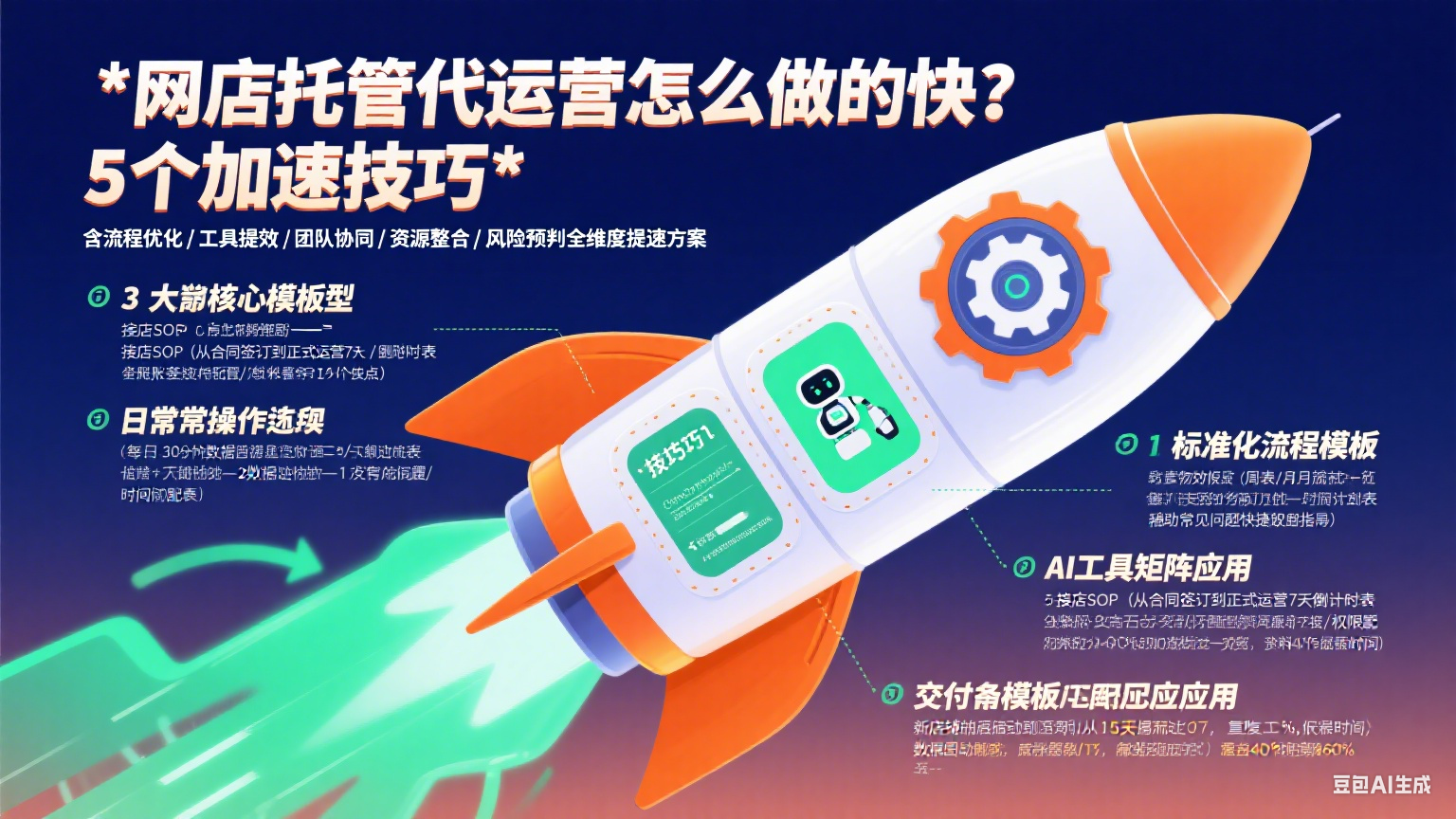 网店托管代运营怎么做的快?5 个加速技巧