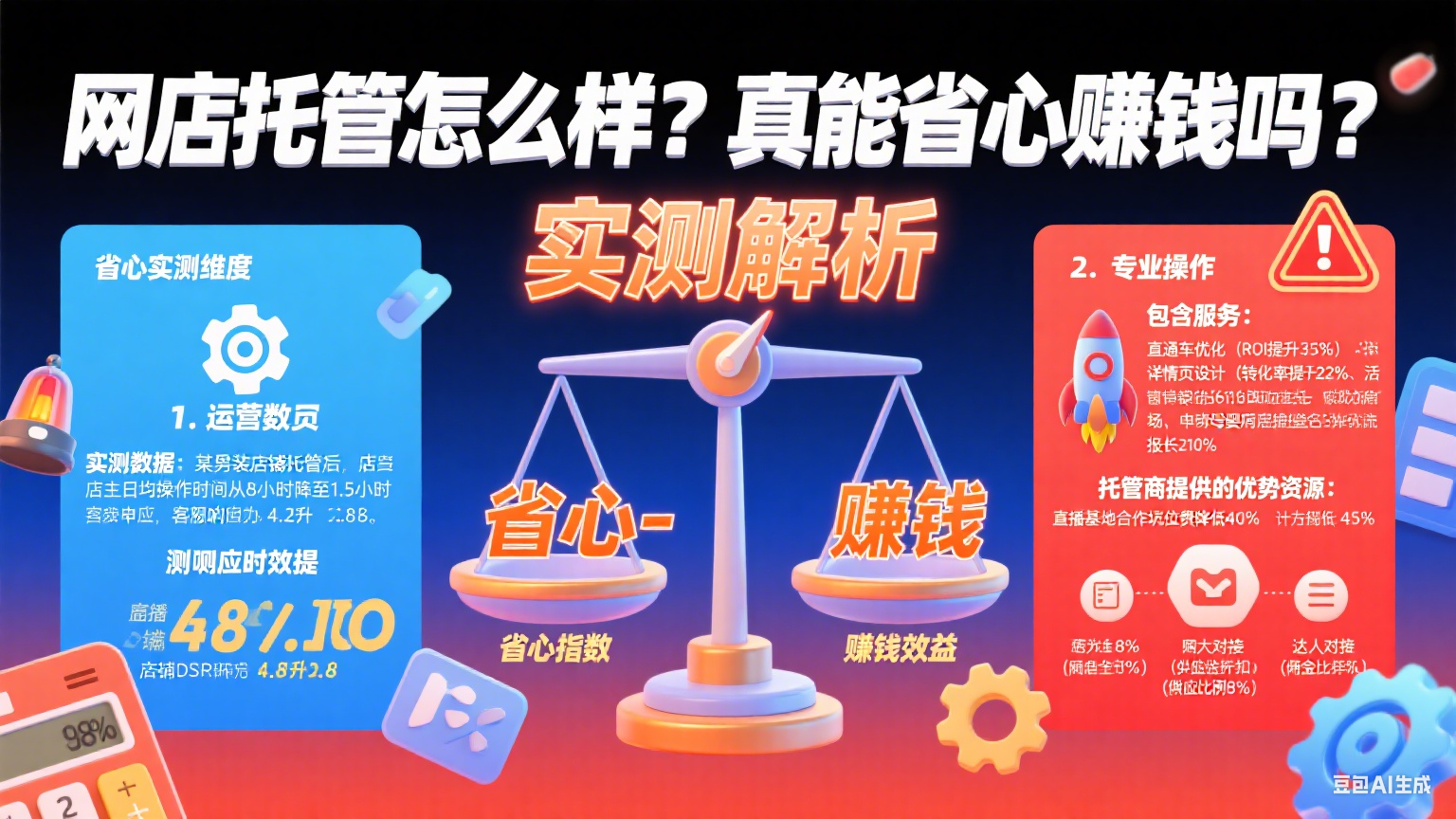 网店托管怎么样?真能省心赚钱吗?实测解析