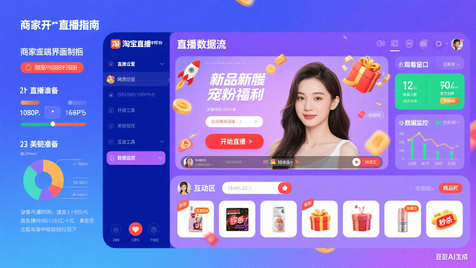 淘宝直播网页版怎么用?商家开播 + 用户观看指南