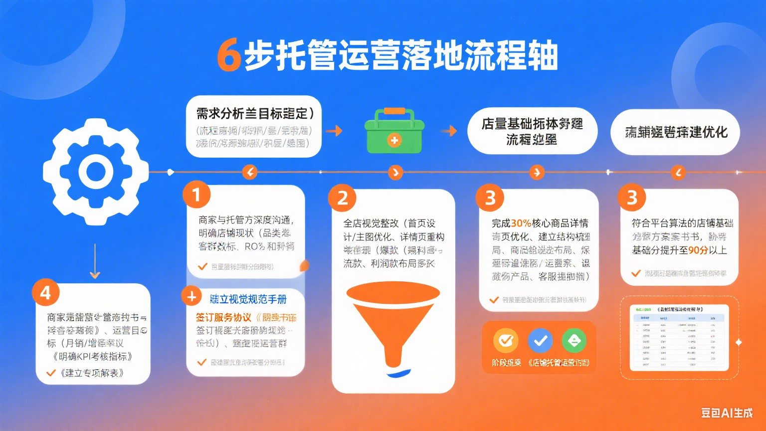 店铺托管网店运营怎么做?6 步落地指南
