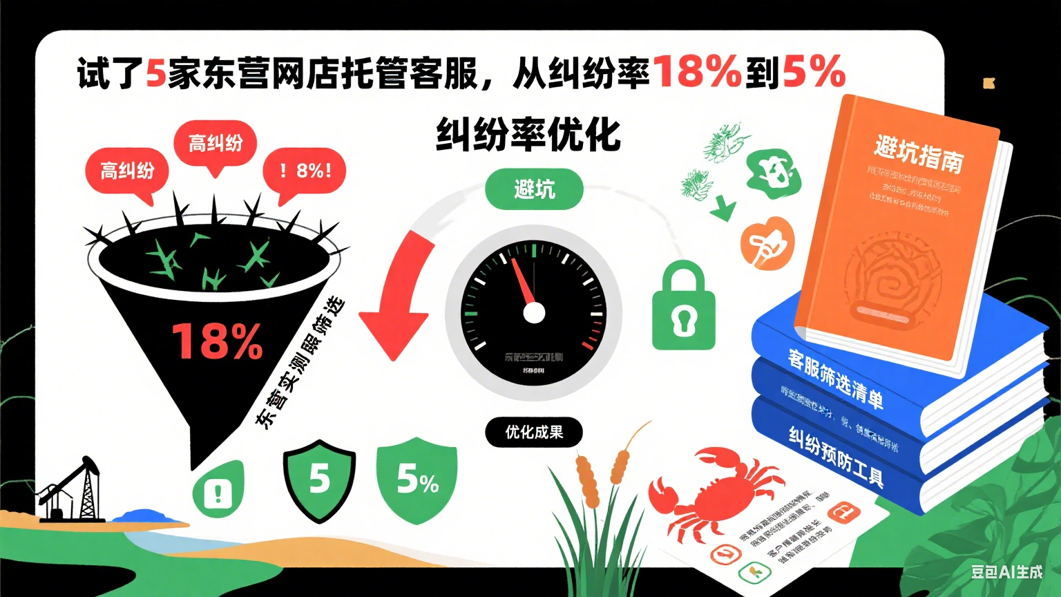 试了 5 家东营网店托管客服,从纠纷率 18% 到 5%:避坑指南