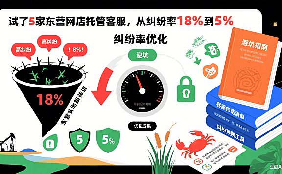 试了 5 家东营网店托管客服，从纠纷率 18% 到 5%：避坑指南