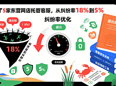 试了 5 家东营网店托管客服,从纠纷率 18% 到 5%:避坑指南