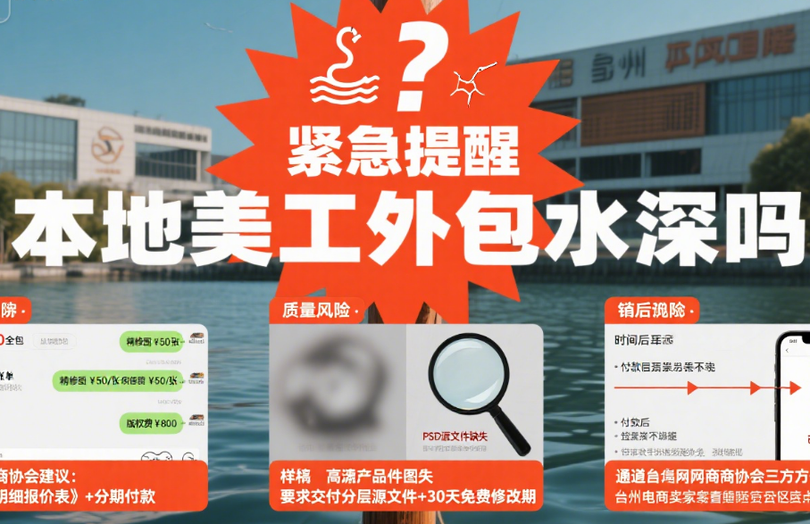 台州电商卖家必看!本地美工外包水深吗?3 类靠谱渠道 + 避坑指南