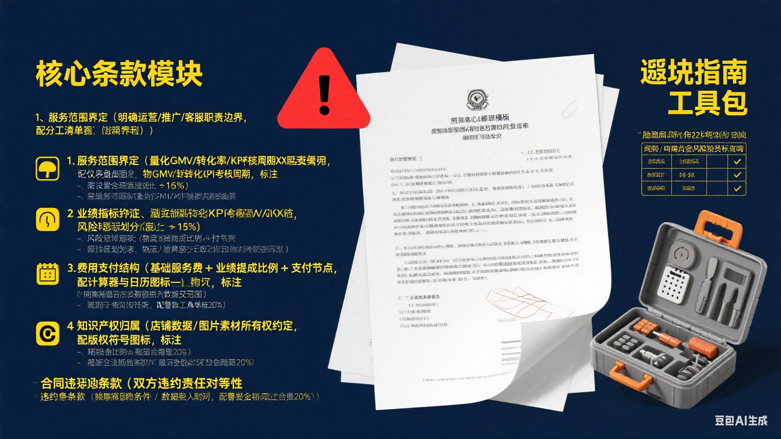 网店托管协议怎么写?核心条款 + 避坑模板