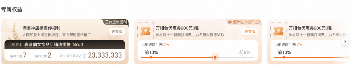 商家成长层级的页面怎么不一样了,速看新权益!