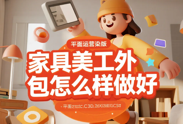 家具美工外包怎么做好?3类场景模板+4步避坑,退货率降40%还提转化