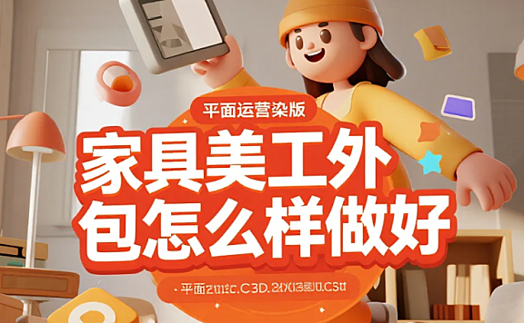 家具美工外包怎么做好？3类场景模板+4步避坑，退货率降40%还提转化