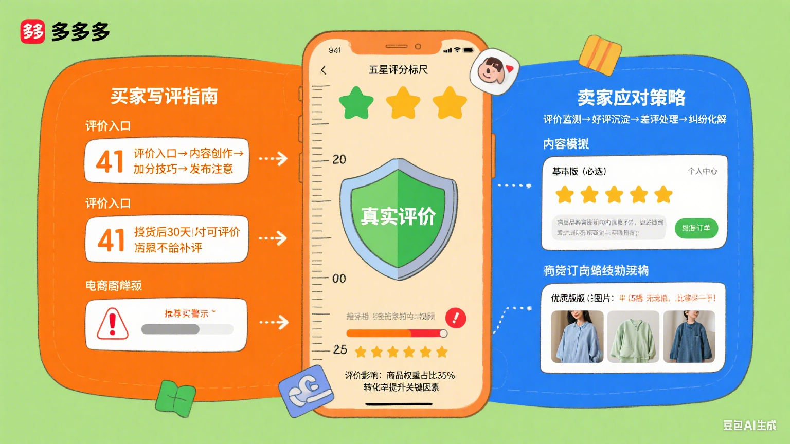 拼多多怎么评价?买家写评 + 卖家应对全指南