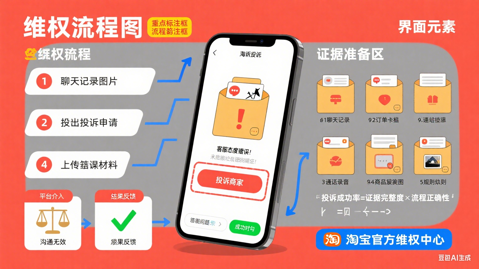 淘宝怎么投诉客服?买家维权流程 + 证据准备指南
