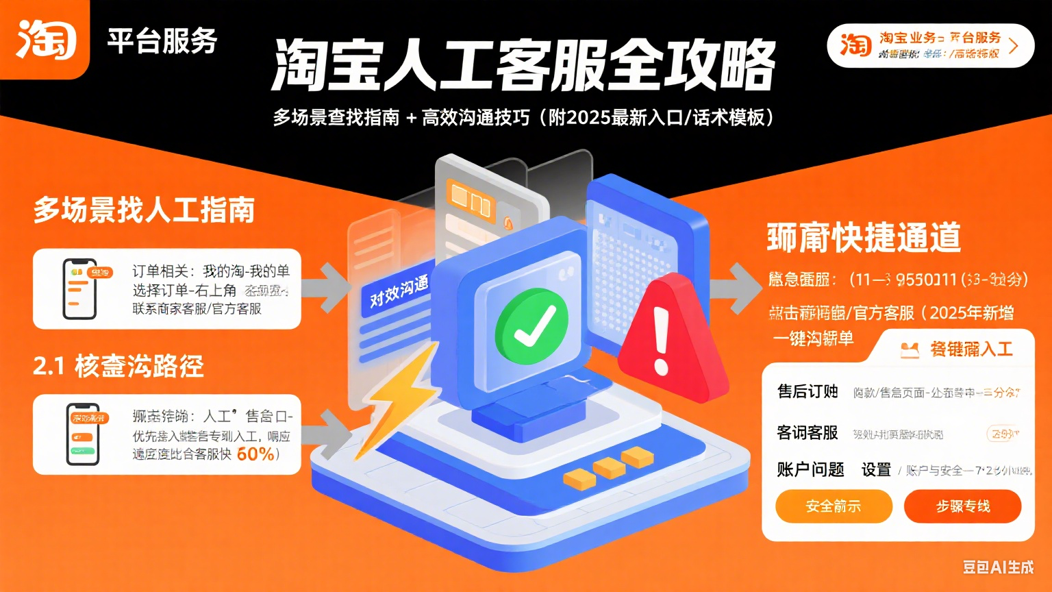 淘宝人工客服怎么找?高效沟通 + 问题解决全攻略