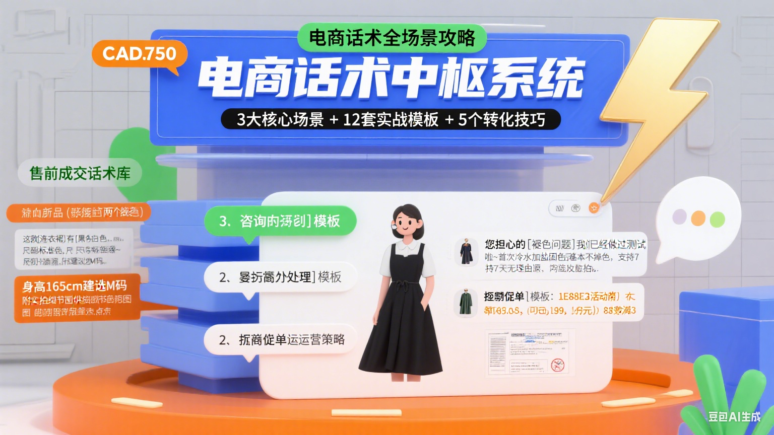 电商话术怎么设计?售前 + 售后 + 留存全场景模板,提升转化率