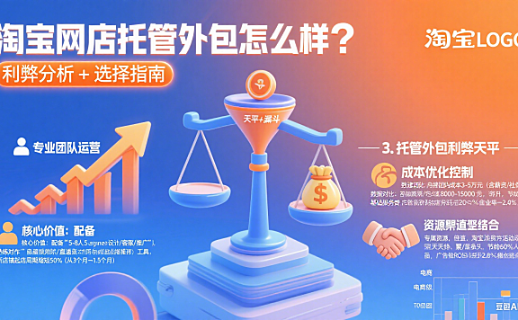 淘宝网店托管外包怎么样？利弊分析 + 选择指南