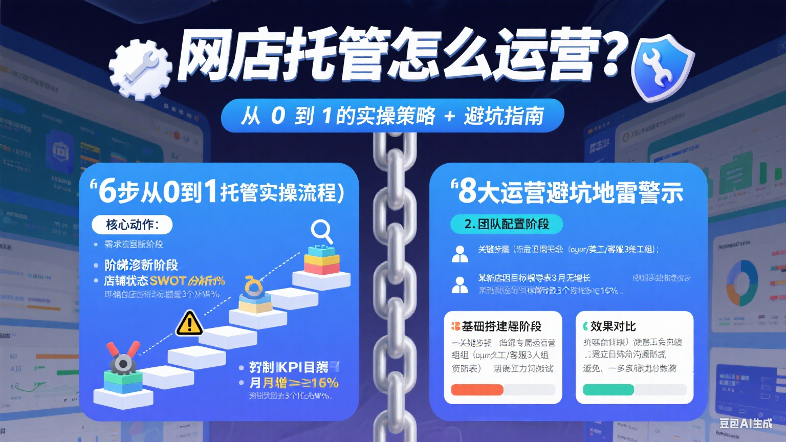 网店托管怎么运营?从 0 到 1 的实操策略 + 避坑指南