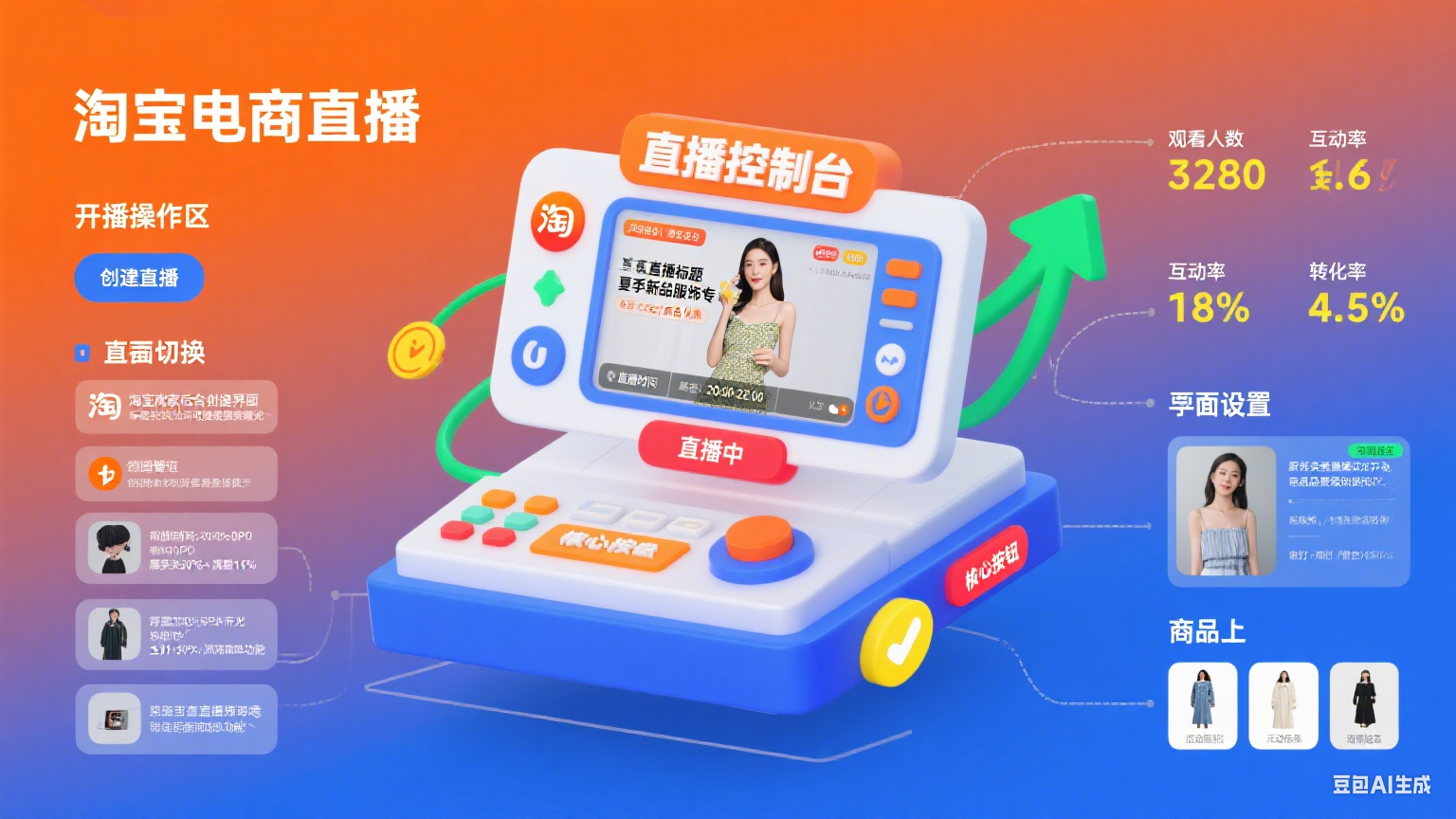 淘宝直播中控台怎么用?开播操作 + 数据优化全攻略