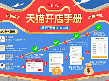 新手怎么开天猫店？全流程 + 条件 + 避坑指南