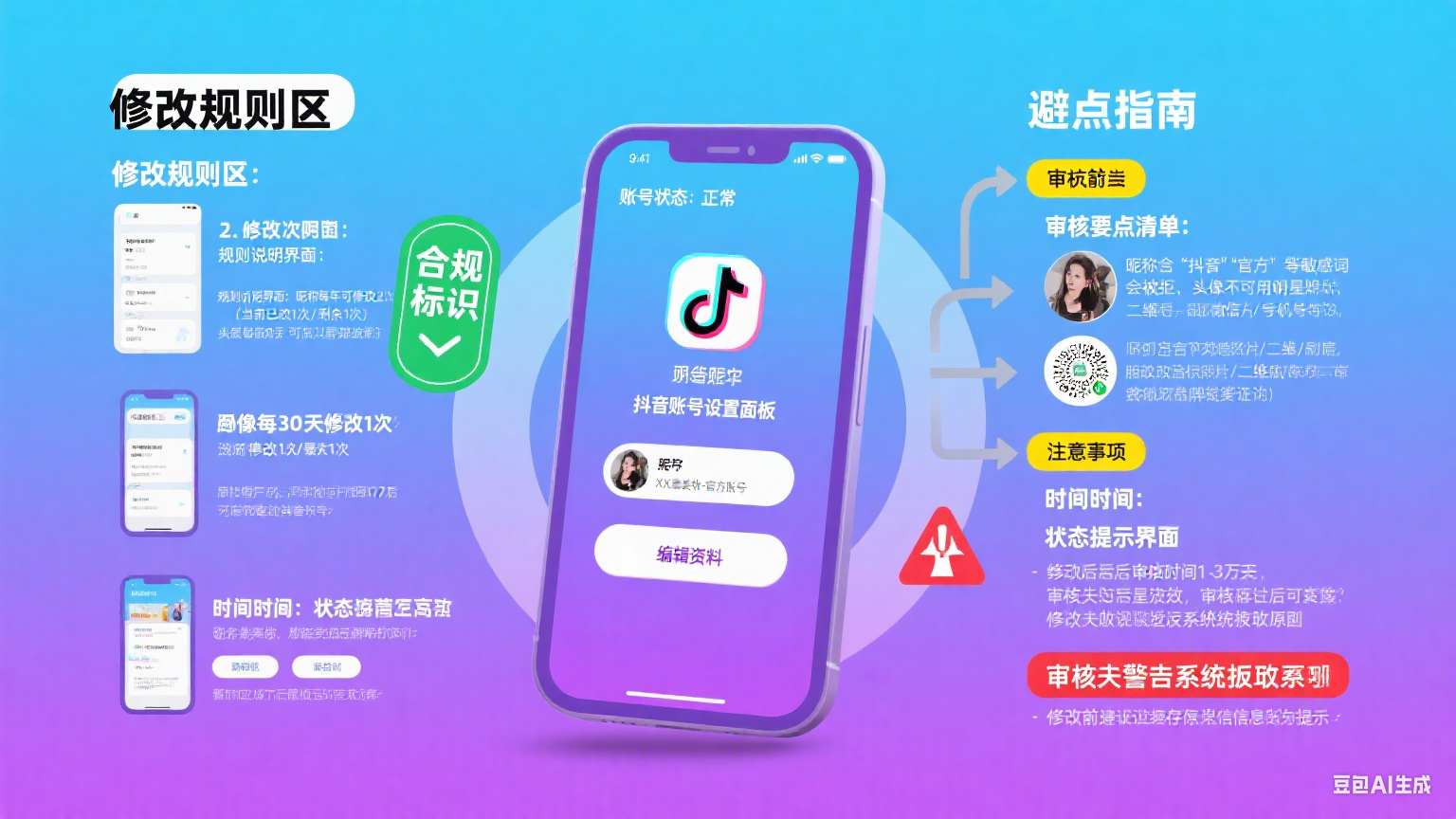 抖音号可以改吗?昵称 / 头像 / 简介修改规则 + 避坑指南