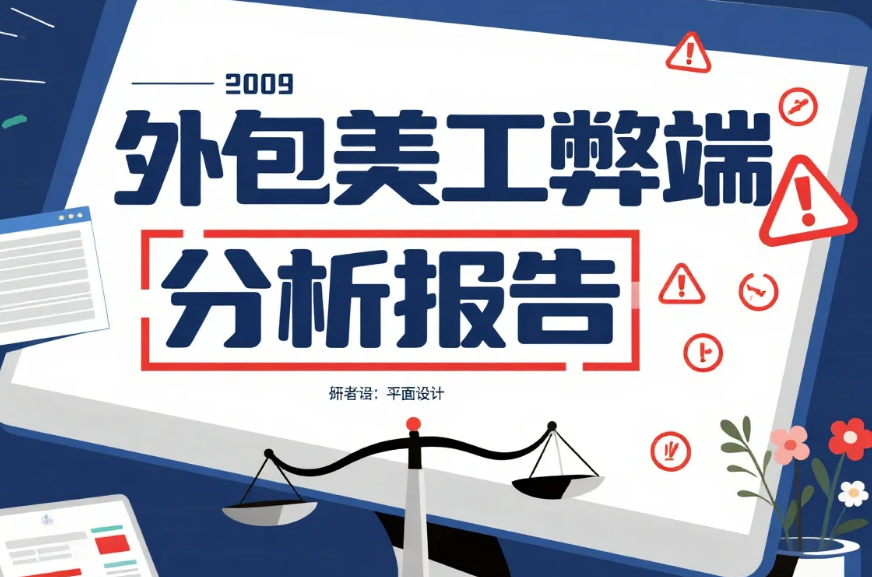 外包美工弊端分析报告怎么写?3大核心板块+5步实操法,附模板