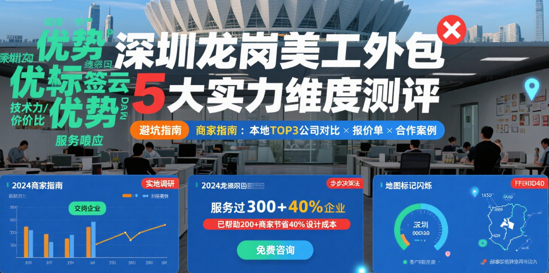 深圳龙岗美工外包公司怎么样?3类团队实测+4步避坑指南,本地卖家必看