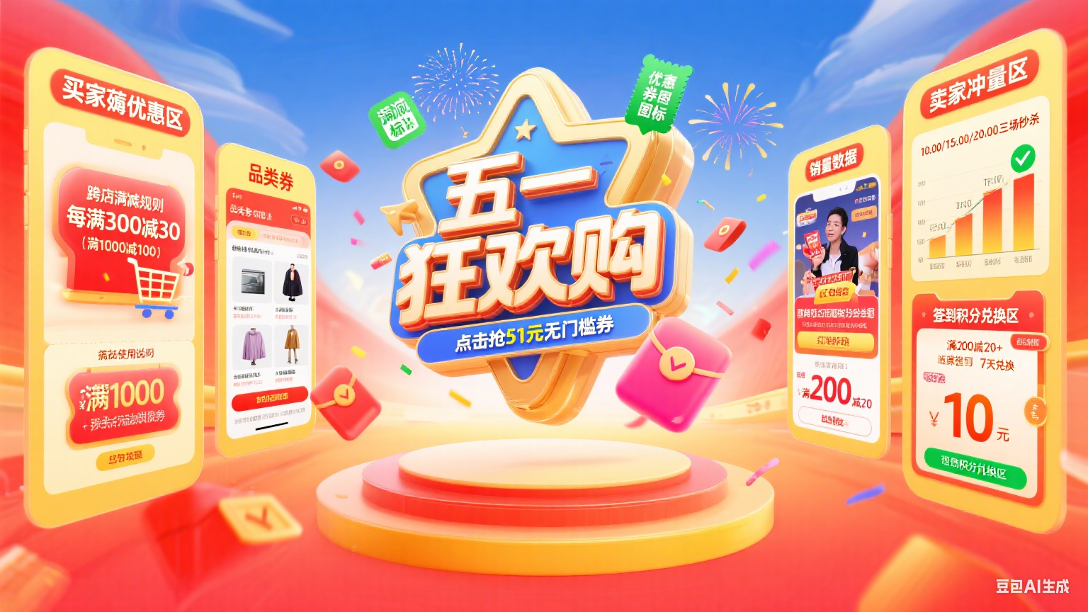 淘宝五一有活动吗?买家薅优惠 + 卖家冲量全攻略