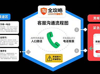 淘宝客服电话怎么打才有用?官方号码 + 人工接通 + 防骗全攻略