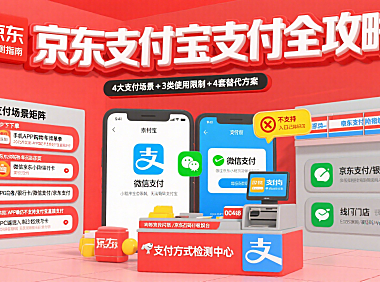 京东能用支付宝吗？各场景支付方式 + 替代方案全攻略