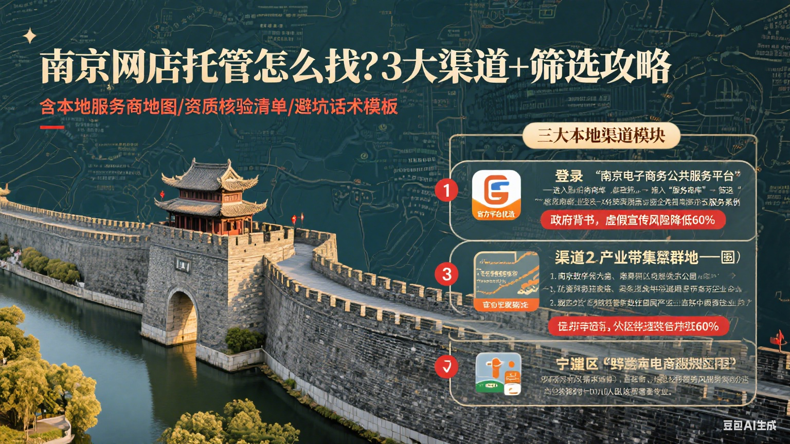 南京网店托管怎么找?3 大渠道 + 筛选攻略