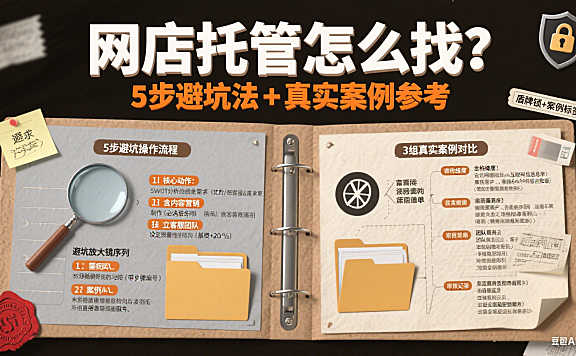 网店托管怎么找?5 步避坑法 + 真实案例参考