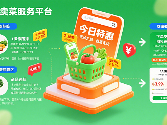 多多卖菜怎么用？消费者购物 + 团长运营全攻略