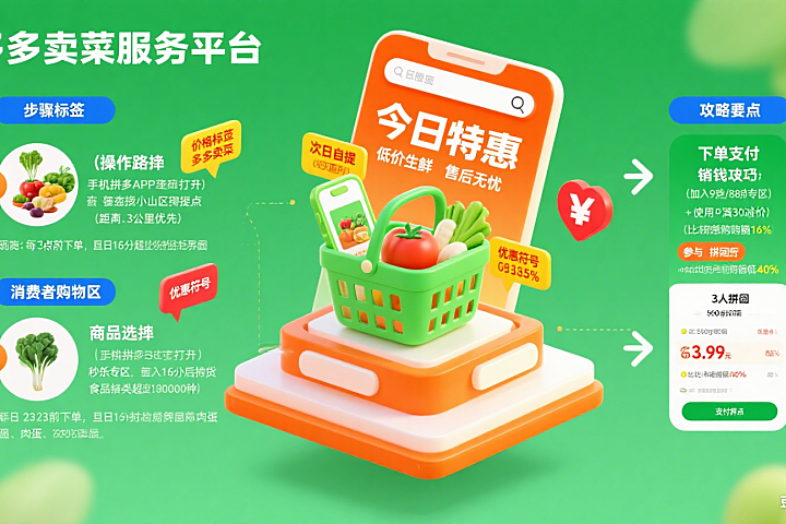多多卖菜怎么用?消费者购物 + 团长运营全攻略 – 店托易