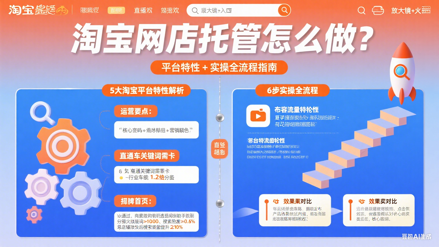 淘宝网店托管怎么做?平台特性 + 实操全流程指南