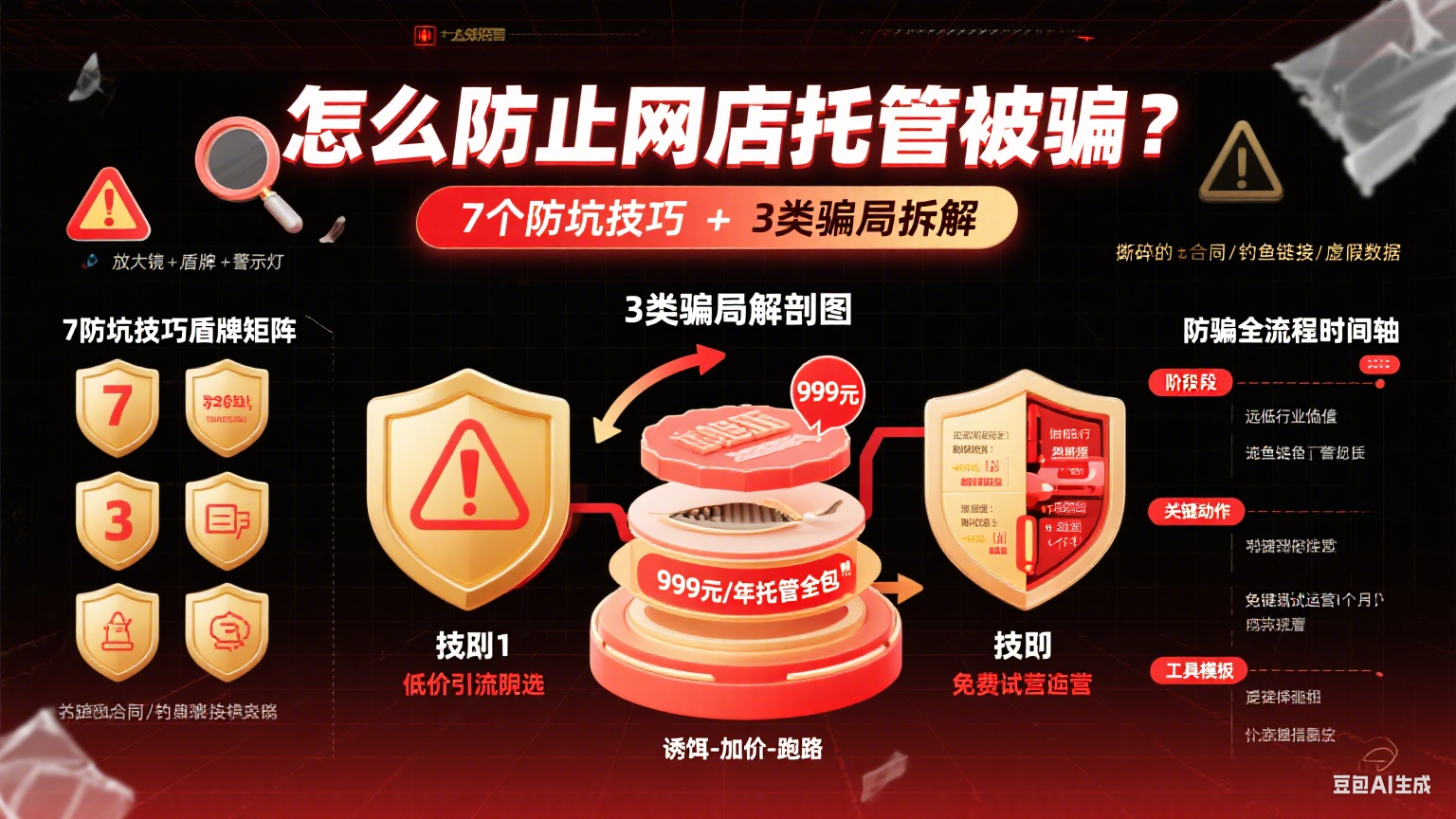 怎么防止网店托管被骗?7 个防坑技巧 + 3 类骗局拆解