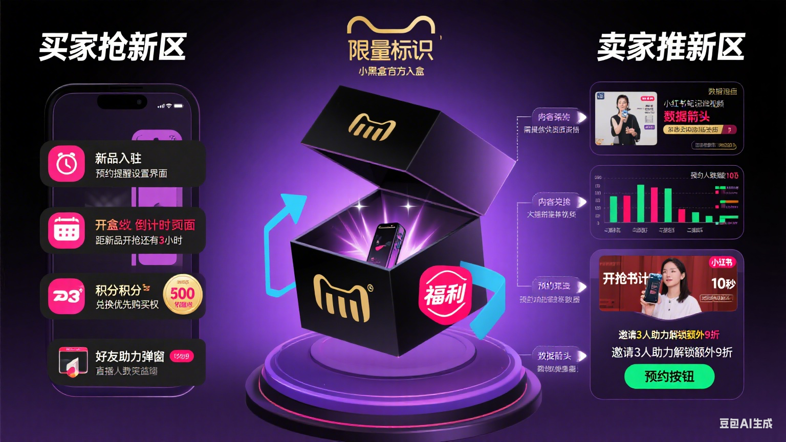 天猫小黑盒怎么玩?买家抢新品福利 + 卖家推新指南