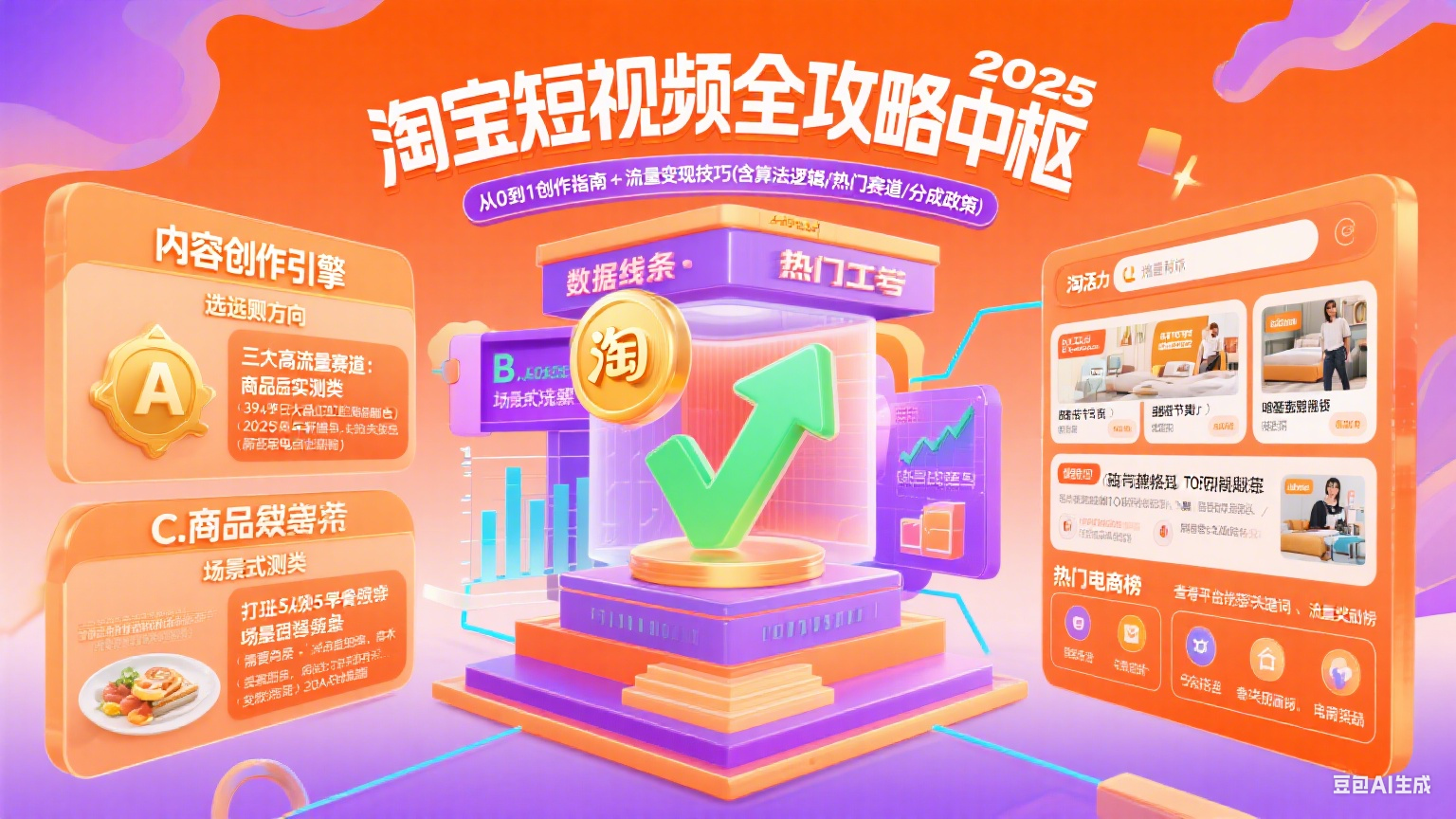 淘宝短视频怎么玩?内容创作 + 流量变现全攻略(2025 版)