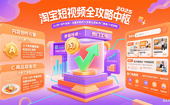 淘宝短视频怎么玩？内容创作 + 流量变现全攻略（2025 版）