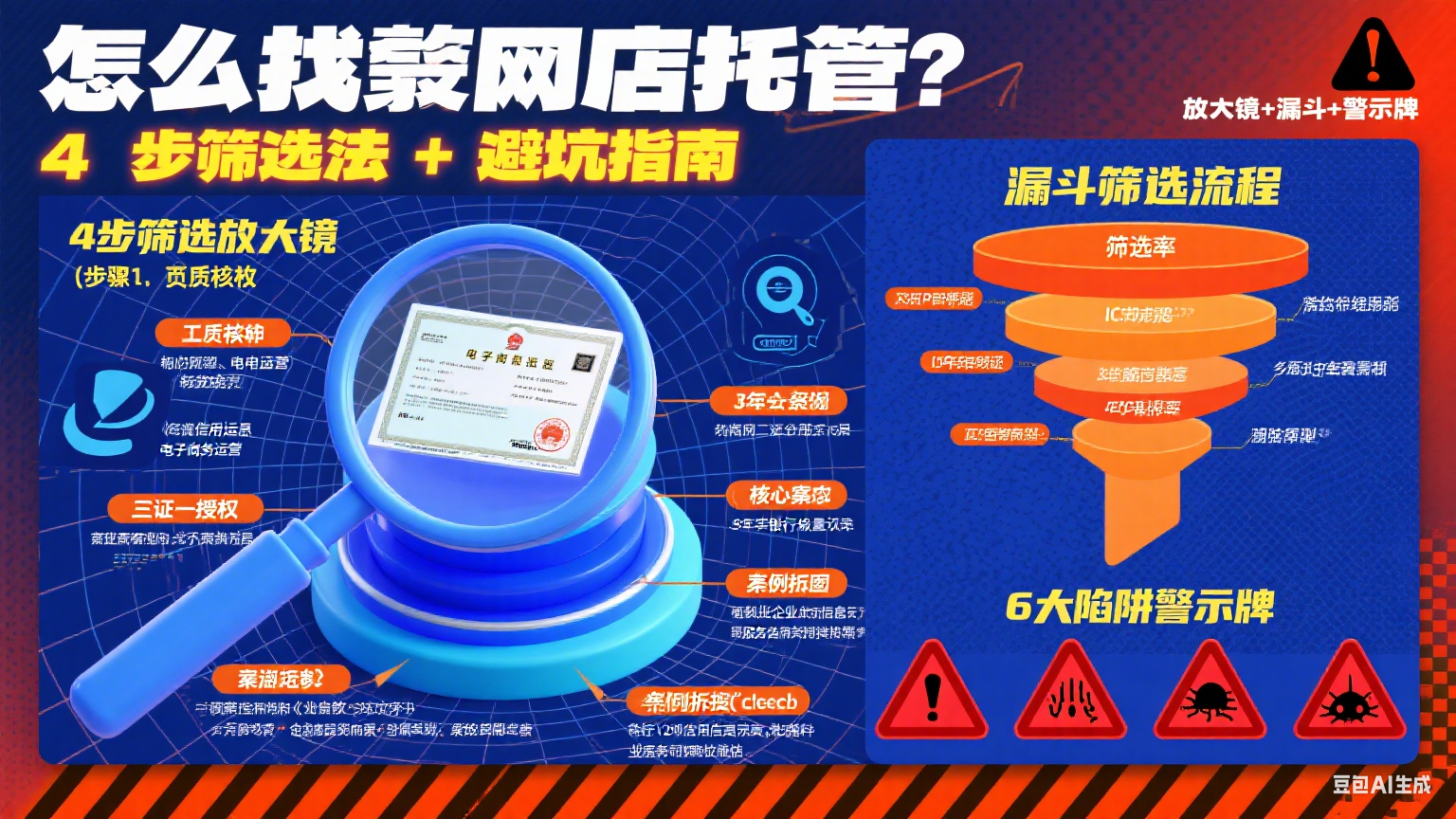 怎么找网店托管?4 步筛选法 + 避坑指南