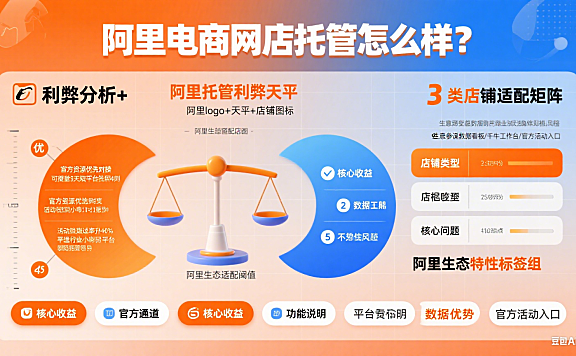 阿里电商网店托管怎么样？利弊分析 + 3 类适配店铺