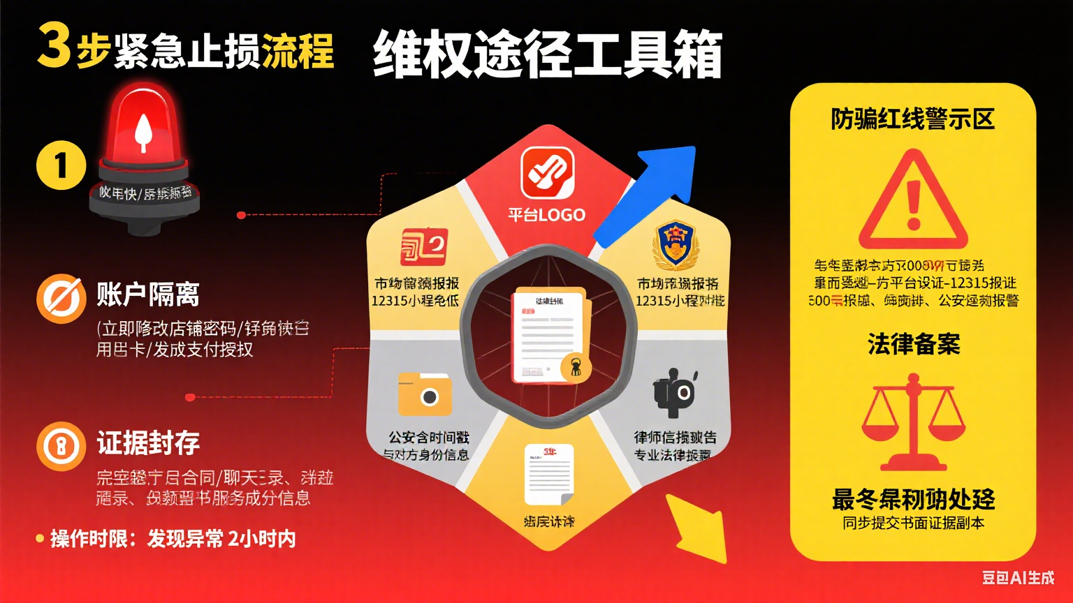 托管网店被骗怎么办呢?3 步止损 + 维权方法