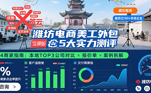 潍坊电商美工外包公司怎么样？3类团队实测+4步避坑指南，本地卖家必看